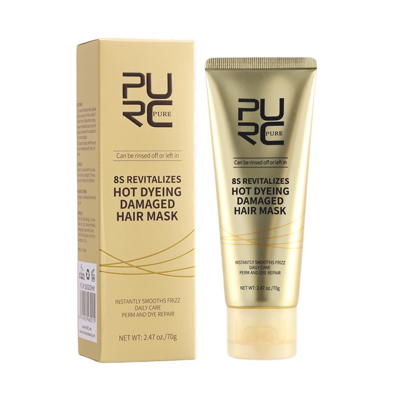 PURC No-Steam, No-Wash Hair Mask for Damaged, Broken, Dry, and Volumizing Hair; Hair Treatment; Conditioner